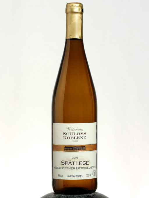 bottle of Schloss Koblenz Spatlese wine