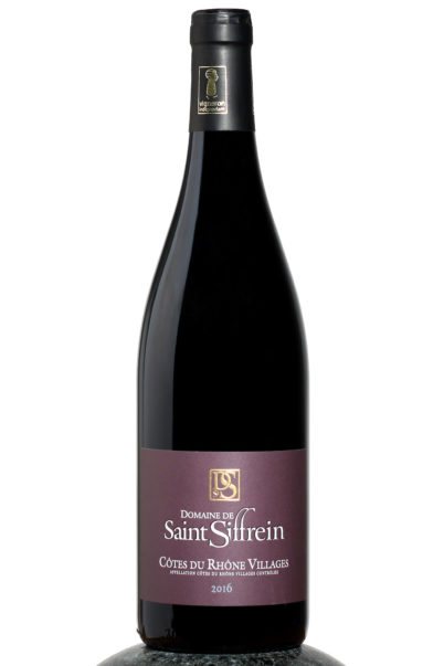 bottle of Saint Siffrein Cotes du Rhone Villages wine