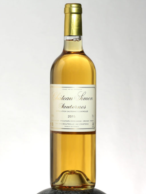 bottle of Chateau Simon Sauternes wine