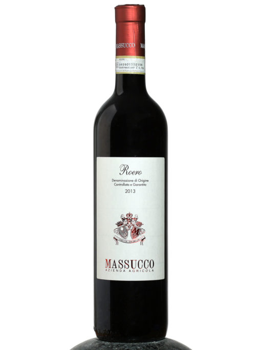 bottle of Roero Massucco wine