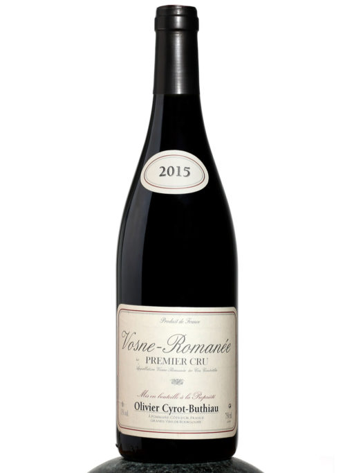 bottle of Vosne Romanee Premier wine